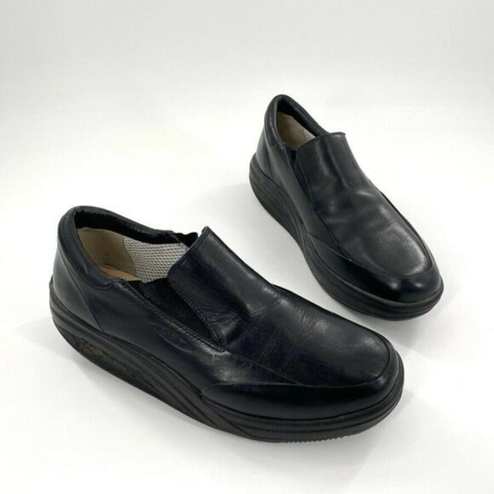 MBT Lofa‎ Mens Comfort Shoes Orthotic Orthopedic Comfort Black Leather 9